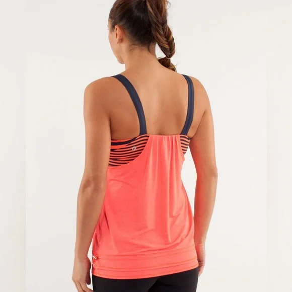 Set of Lululemon Back on Track Tank + Vinyasa Scarf Size 10 - Picture 2 of 10